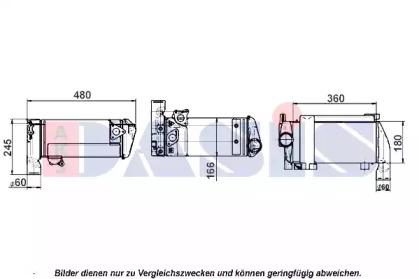 AKS Dasis 266015N Радіатор масляний