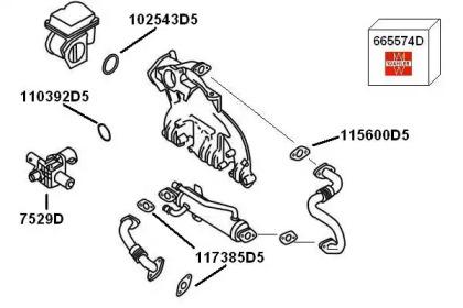 Wahler 7900382 Патрубок Wahler 7900382 Патрубок