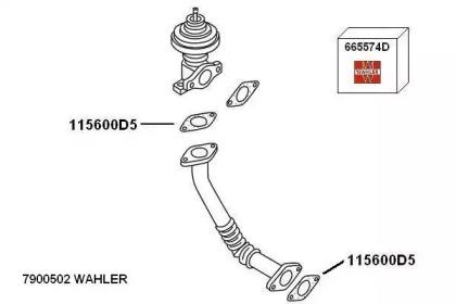 Wahler 7900502 Rohr Wahler 7900502 Rohr