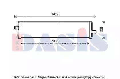 AKS Dasis 040045N Радіатор охолодження двигуна AKS Dasis 040045N Радіатор охолодження двигуна