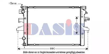 AKS Dasis 041006N Радіатор