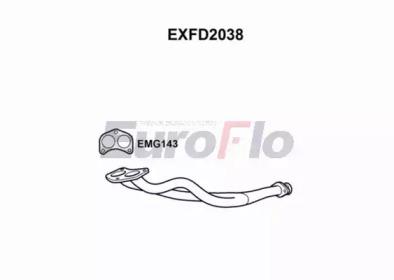 Euroflo EXFD2038 Exhaust pipe Euroflo EXFD2038 Exhaust pipe