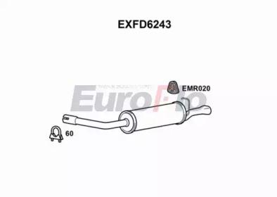 Euroflo EXFD6243 Schalldaempfer Euroflo EXFD6243 Schalldaempfer
