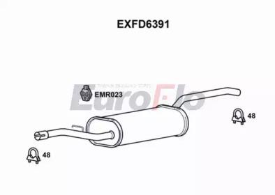 Euroflo EXFD6391 Schalldaempfer Euroflo EXFD6391 Schalldaempfer