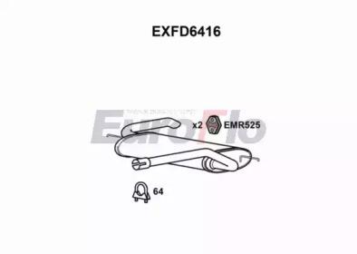 Euroflo EXFD6416 Schalldaempfer Euroflo EXFD6416 Schalldaempfer