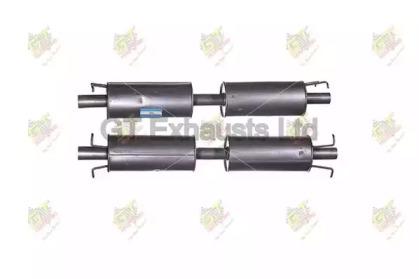 GT Exhausts GFE888 Средний глушитель выхлопных газов GT Exhausts GFE888 Средний глушитель выхлопных газов
