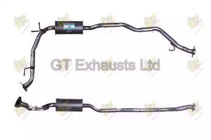 GT Exhausts GHA319 Середній глушник вихлопних газів GT Exhausts GHA319 Середній глушник вихлопних газів