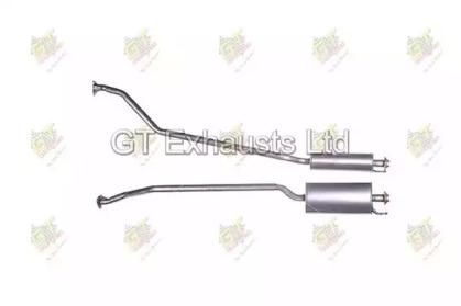 GT Exhausts GHA321 Середній глушник вихлопних газів GT Exhausts GHA321 Середній глушник вихлопних газів
