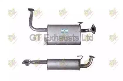 GT Exhausts GIZ026 Muffler assy front GT Exhausts GIZ026 Muffler assy front