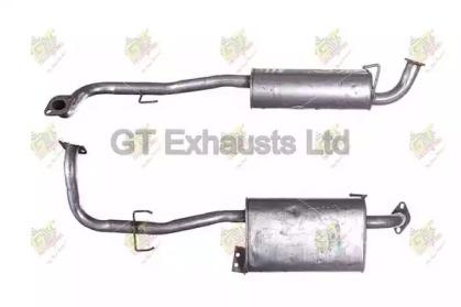 GT Exhausts GIZ027 Muffler assy front GT Exhausts GIZ027 Muffler assy front