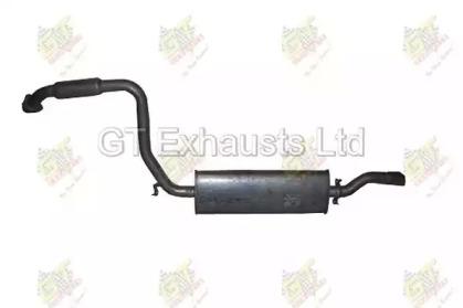 GT Exhausts GLA082 Muffler assy front GT Exhausts GLA082 Muffler assy front