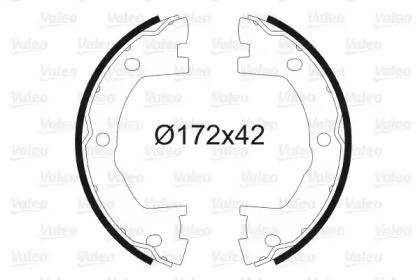 Valeo 128900 Колодки гальмівні