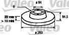 Valeo 187040 Brake disc Valeo 187040 Brake disc