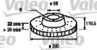 Valeo 187058 Brake disc Valeo 187058 Brake disc