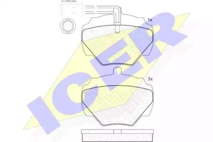 Icer 140702 Brake pads Icer 140702 Brake pads