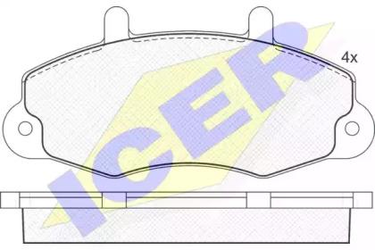 Icer 140896 Brake pads Icer 140896 Brake pads