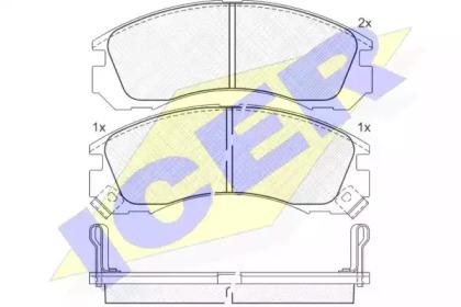 Icer 140979 Колодки гальмівні Icer 140979 Колодки гальмівні