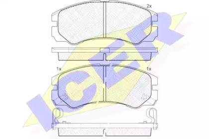 Icer 140990 Brake pads Icer 140990 Brake pads