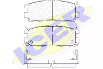 Icer 140991 Brake pads Icer 140991 Brake pads