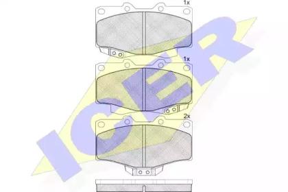 Icer 141007 Brake pads