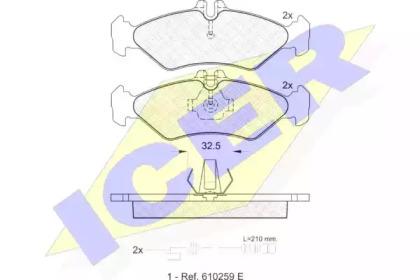 Icer 141102 Brake pads Icer 141102 Brake pads