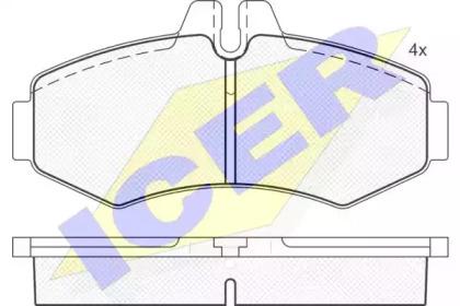 Icer 141288 Brake pads