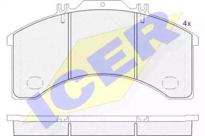 Icer 151043 Brake pads