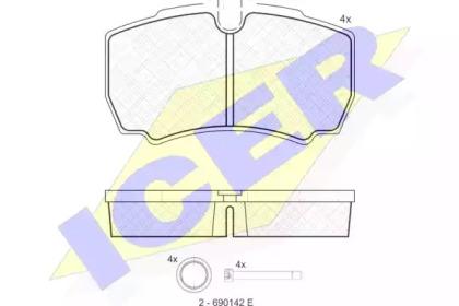 Icer 151640 Brake pads Icer 151640 Brake pads