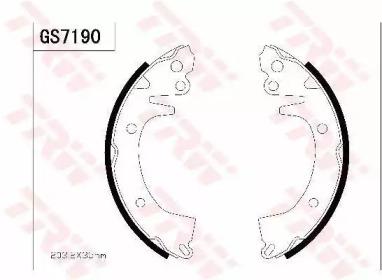 TRW GS7190 Колодки гальмівні TRW GS7190 Колодки гальмівні