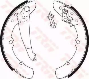 TRW GS8113 Колодки гальмівні TRW GS8113 Колодки гальмівні