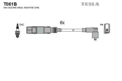 Tesla blatna T061B Дроти високовольтні системи запалювання Tesla blatna T061B Дроти високовольтні системи запалювання
