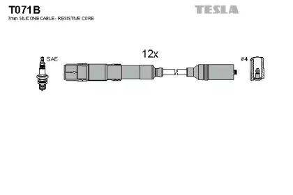 Tesla blatna T071B Zuendkabel Tesla blatna T071B Zuendkabel