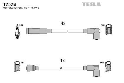 Tesla blatna T252B Zuendkabel Tesla blatna T252B Zuendkabel