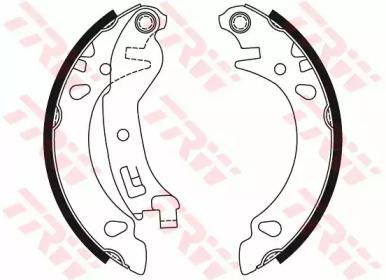 TRW GS8473 Колодки тормозные