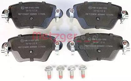 Metzger 1170096 Brake pads