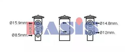 AKS Dasis 840323N Розширювальний клапан кондиціонера AKS Dasis 840323N Розширювальний клапан кондиціонера