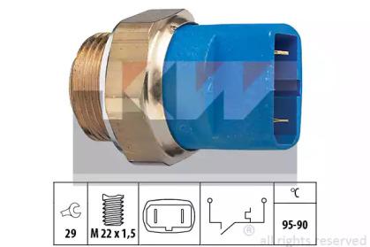 KW 550 032 Термовимикач вентилятора радіатора KW 550 032 Термовимикач вентилятора радіатора
