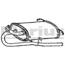 Klarius CL190D Глушитель выхлопных газов конечный Klarius CL190D Глушитель выхлопных газов конечный