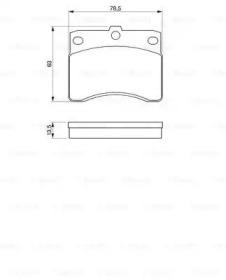 Bosch 0 986 424 099 Brake pads Bosch 0 986 424 099 Brake pads