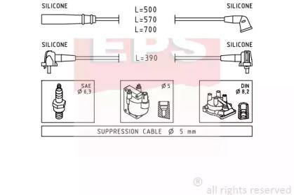 EPS 1.501.436 Zuendkabel EPS 1.501.436 Zuendkabel