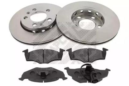 Mapco 47902 Комплект гальмівних дисків з колодками Mapco 47902 Комплект гальмівних дисків з колодками