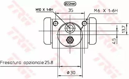 TRW BWH397 Циліндр гальмівний робочий
