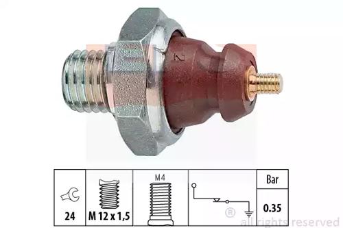 EPS 1.800.057 Датчик тиску оливи EPS 1.800.057 Датчик тиску оливи
