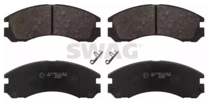 Swag 80 91 6646 Brake pads