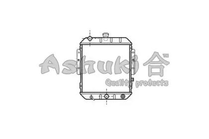 Ashuki D551-36 Радіатор Ashuki D551-36 Радіатор