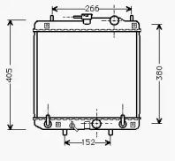 Ashuki D551-55 Радіатор Ashuki D551-55 Радіатор