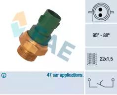 FAE 37240 Термовимикач вентилятора радіатора FAE 37240 Термовимикач вентилятора радіатора