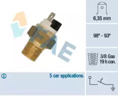 FAE 37652 Термовимикач вентилятора радіатора