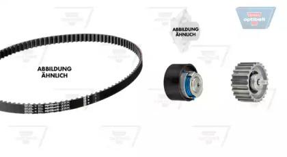 Optibelt KT 1527 W1 Комплект ременя ГРМ з водяним насосом і роликами