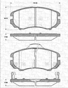Magneti Marelli 363702161297 Brake pads